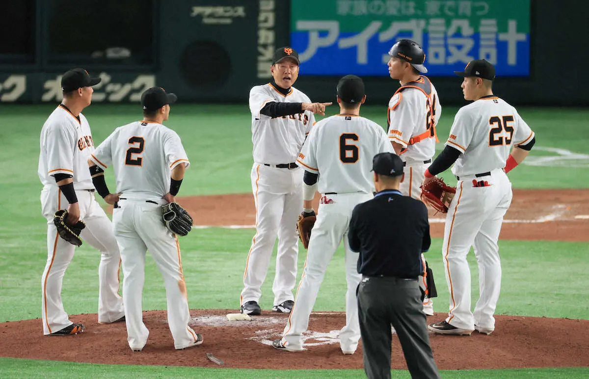 【画像・写真】巨人・原監督　9回に大勢じゃなかったのは「マウンドに上げる状況ではなかったということ」