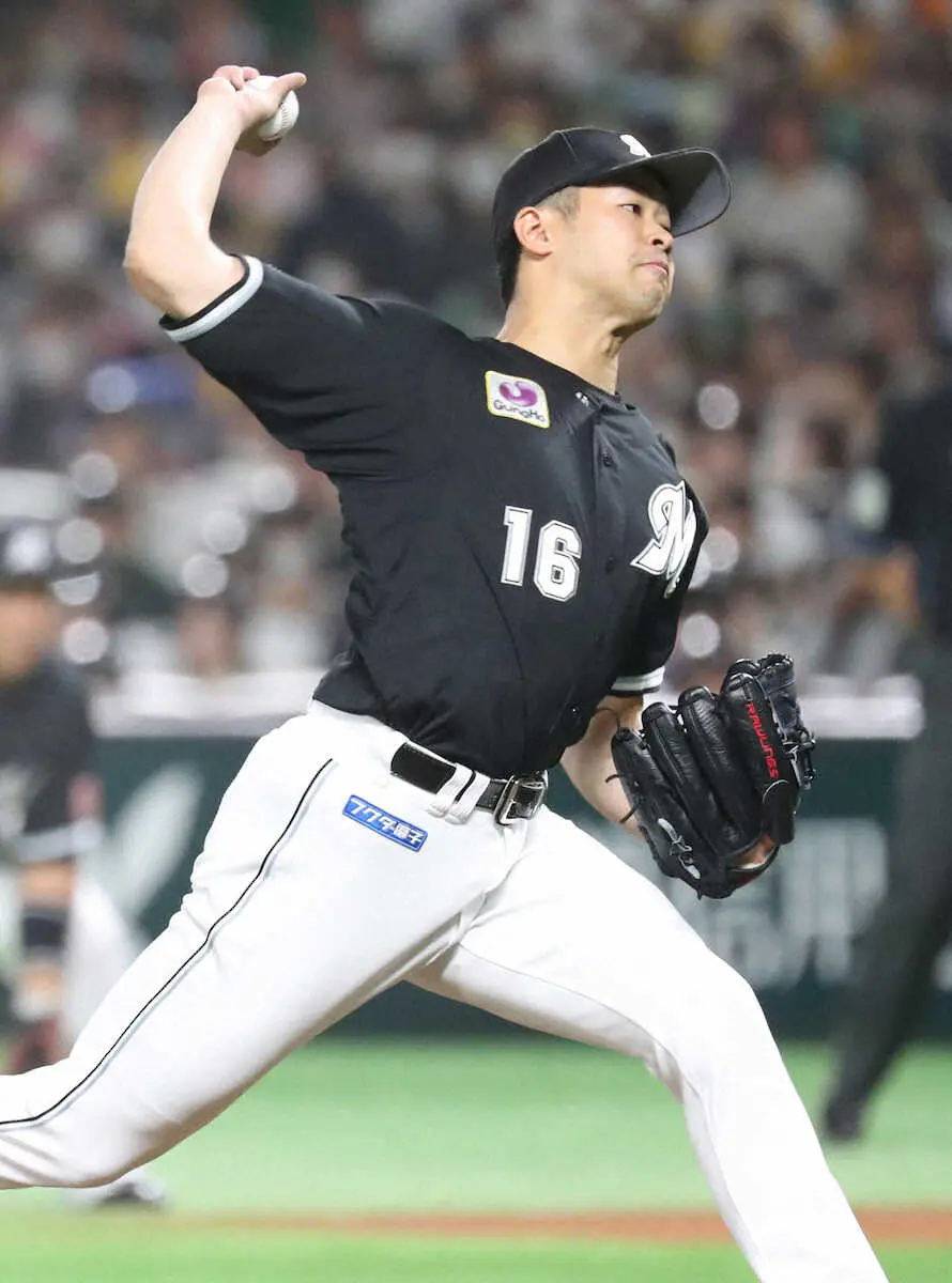 【画像・写真】ロッテ・種市　4回1失点で5者連続を含む10K「最少失点に抑えられたことは良かった」