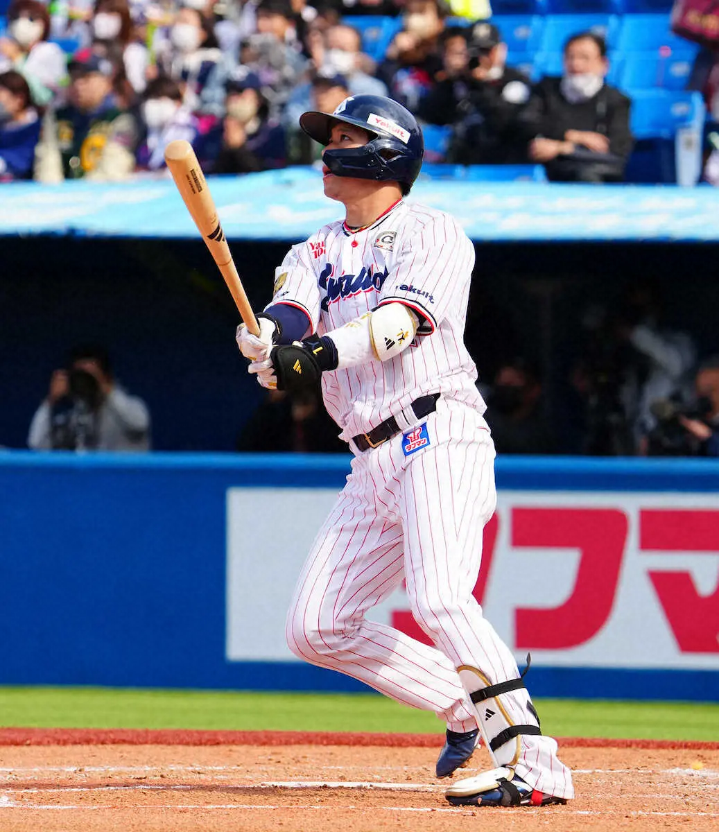 【画像・写真】山田哲人　出た今季1号同点2ラン!盗塁も決めネット歓喜「トリプルスリーモードや」「4回目狙ってる」