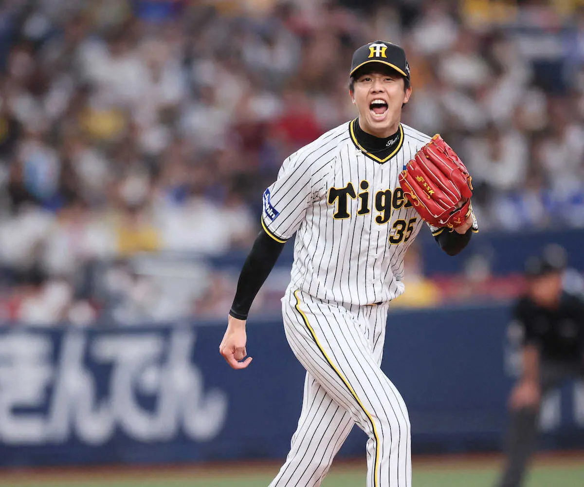 【画像・写真】阪神・才木が長打1本も許さず7回途中1失点で降板　両親見守る中で力投披露