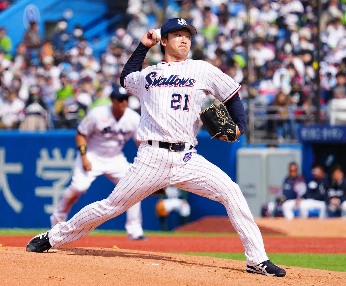 【画像・写真】ヤクルト・ドラ1位の吉村　プロ初登板初先発で手応えの5回2失点「後半は自分の投球ができた」