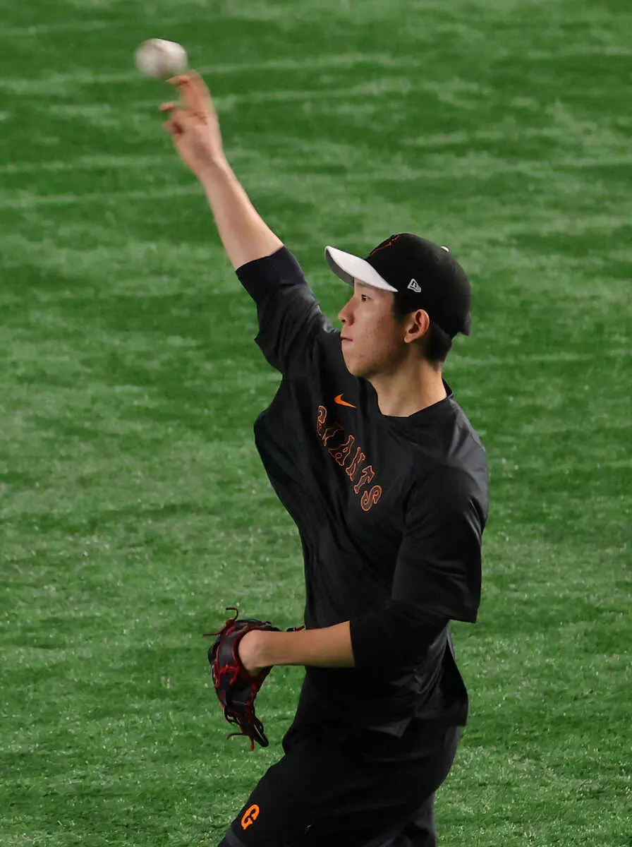 【画像・写真】巨人・戸郷　4日ぶっつけ今季初先発　ダルビッシュ直伝のツーシーム「試してみたい」