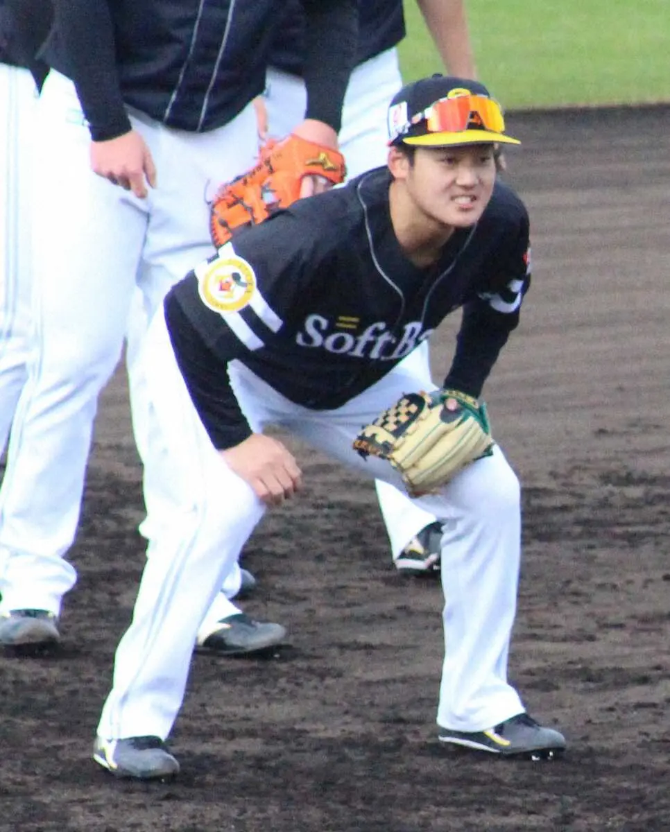 【画像・写真】ソフトBの4軍本拠地初戦　先発出場9人が育成選手　育成ドラ2山下「試合に多く出られるので得している」