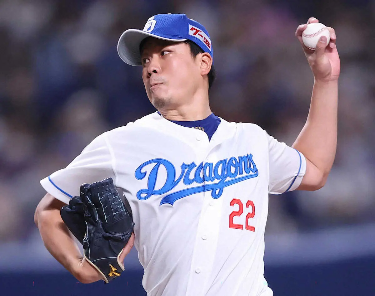 【画像・写真】中日　今季2度目の零敗で3連敗　大野雄7回1失点　立浪監督「先に点を取ってあげられたら…」
