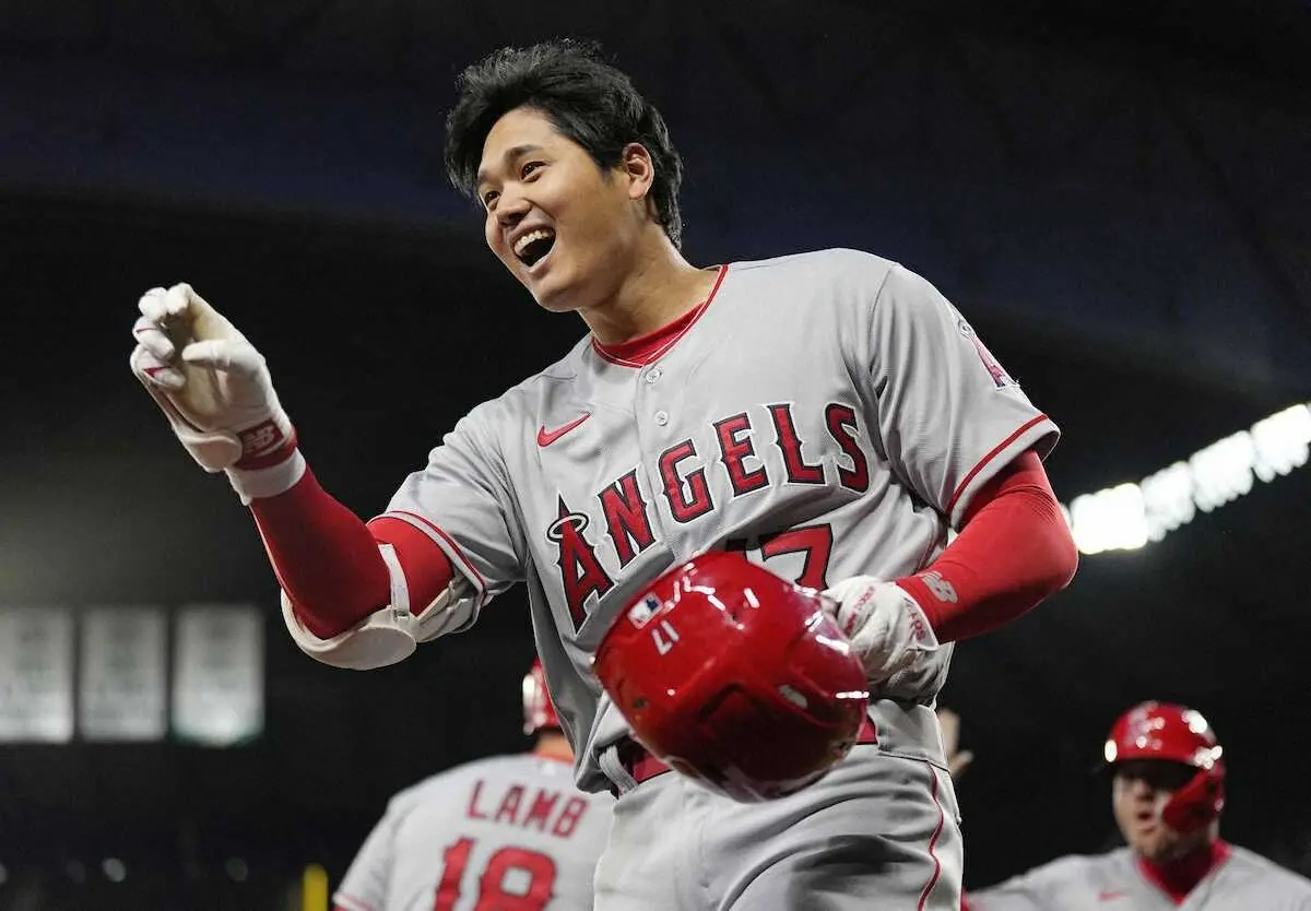 【画像・写真】エンゼルス大谷NEWパフォーマンス「Good　Vibes」 同僚外野手フィリップス考案