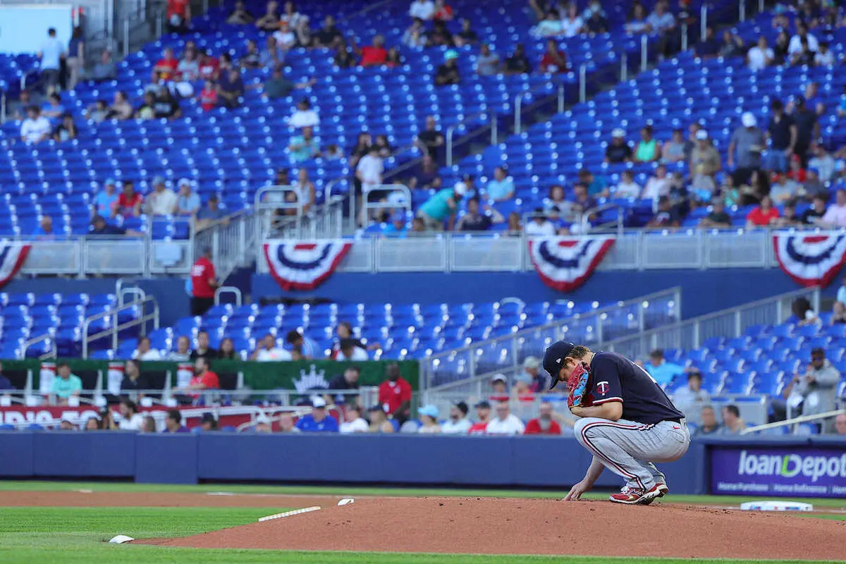 【画像・写真】ツインズ・マエケン復活9K　右肘手術経て591日ぶり登板、今季最短1時間57分ゲーム演出