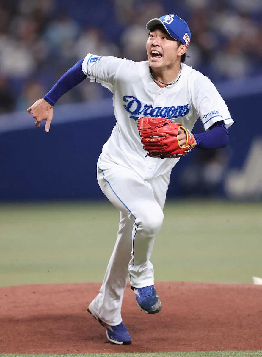 【画像・写真】侍魂で中日の連敗止めた高橋宏　朗希の「えげつない投球」に刺激　由伸から学んだカーブで快投　6回1失点