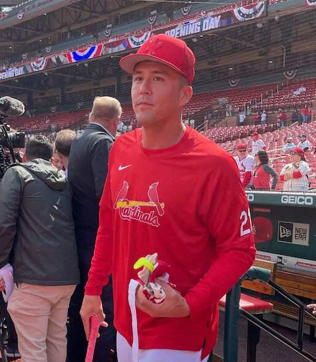 【画像・写真】カージナルス・ヌートバー　12日ロッキーズ戦で実戦復帰も　3月30日の開幕戦で負傷