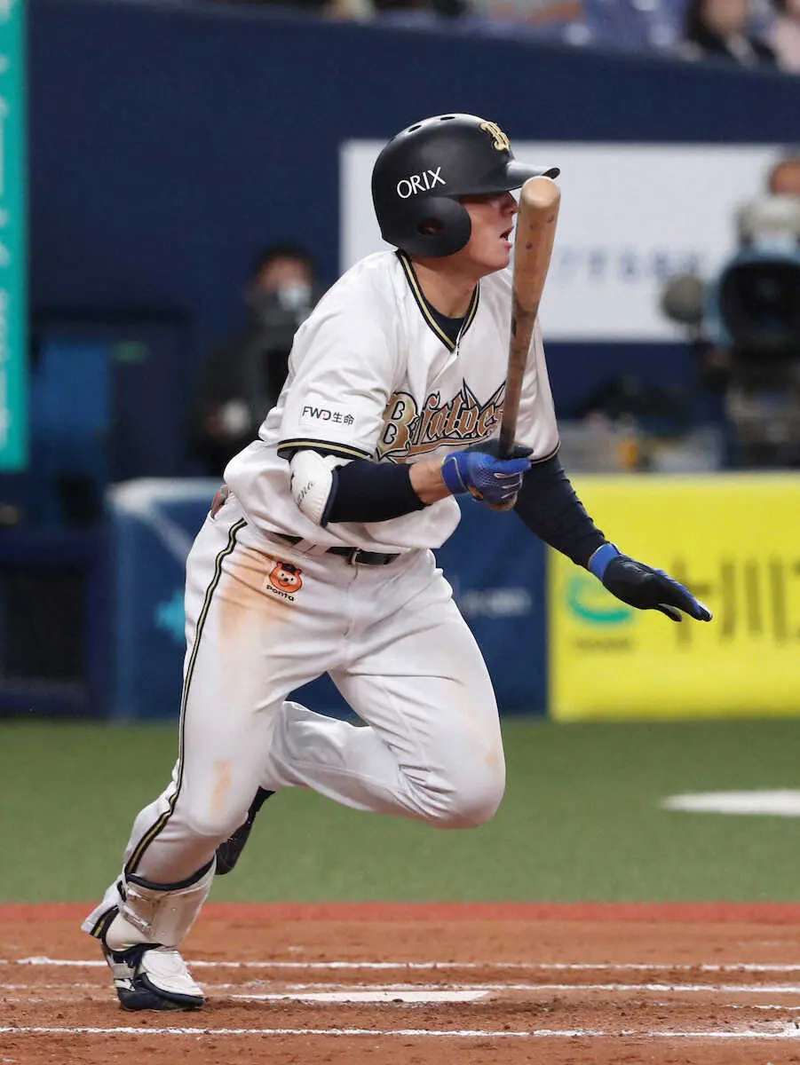 【画像・写真】オリ23歳茶野　プロ初の猛打賞だ打率.414　それでも冷静「ずっとこんなにうまくは続かない」