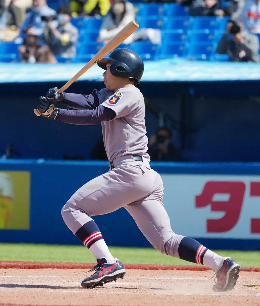 【画像・写真】9回逆転弾！慶大にも“村神様”降臨　代打・村上、リーグ戦初安打が2ラン