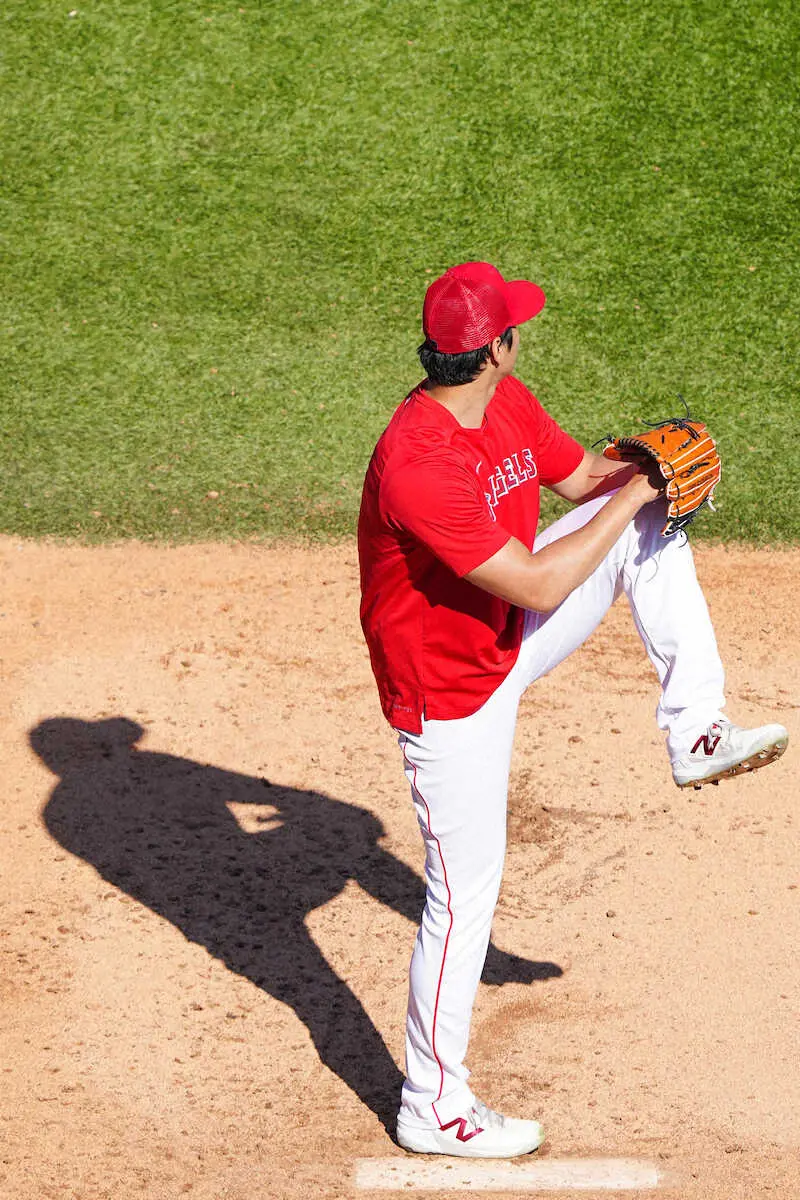 【画像・写真】エンゼルス大谷　左足一足分下げて“始動”分かりやすく、ピッチクロック対策“突貫工事”新フォーム