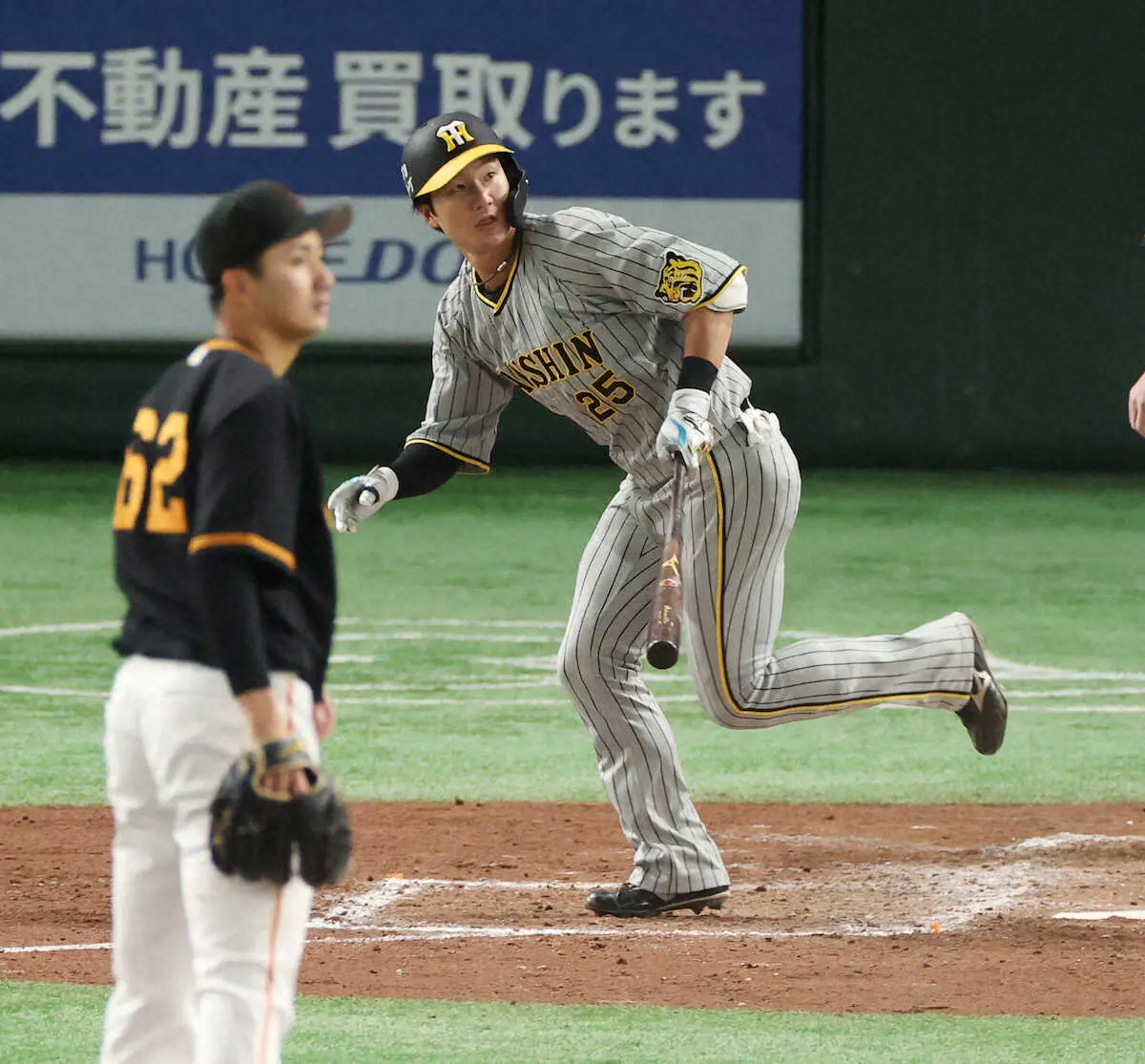 【画像・写真】阪神・渡辺諒が移籍1号の勝ち越しアーチ「まずは1本出てうれしい」　不振の佐藤輝に代わり先発