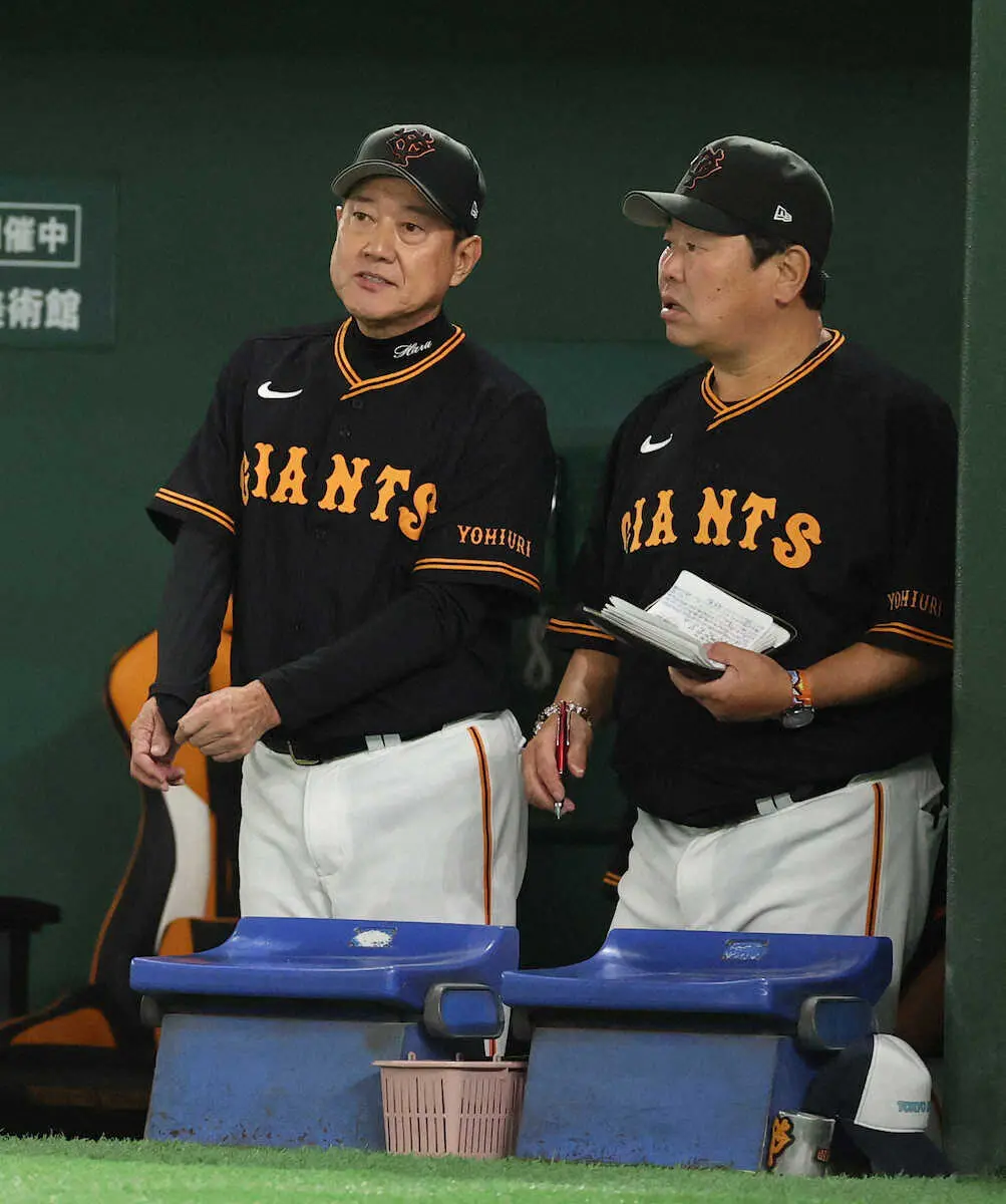 【画像・写真】巨人・原監督　拙攻目立った打線は「そろそろ、なじんでくると思いますよ」　門脇のプロ初適時打を称賛