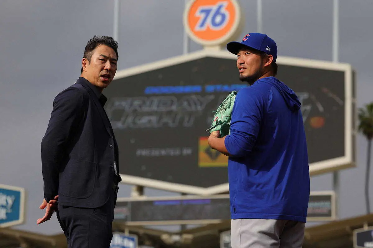 【画像・写真】カブス・誠也　復帰即1号！WBC辞退の無念吹き飛ばす逆襲号砲　黒田先輩の激励にも応えた