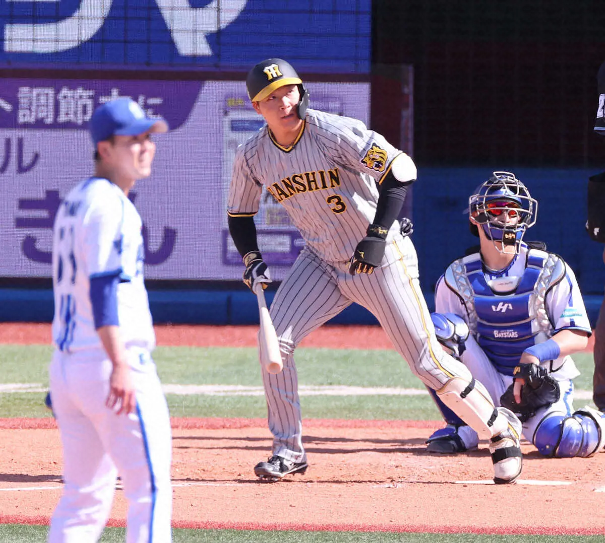 【画像・写真】阪神4番・大山が今季1号本塁打　DeNA4番・牧の先制2ランに負けじと快音