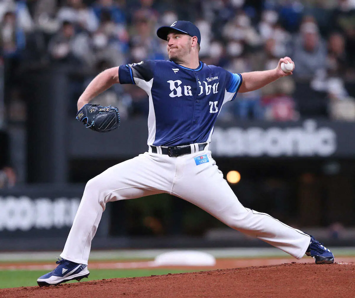 【画像・写真】西武・エンスが6回まで無安打投球　球団3位タイの7者連続三振も記録　継投ノーノ―はならず