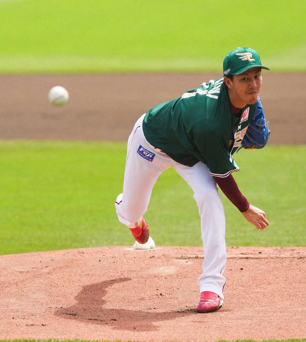 【画像・写真】楽天・岸　2000奪三振達成も150勝お預け「全部捕手のおかげ。次、頑張ります」