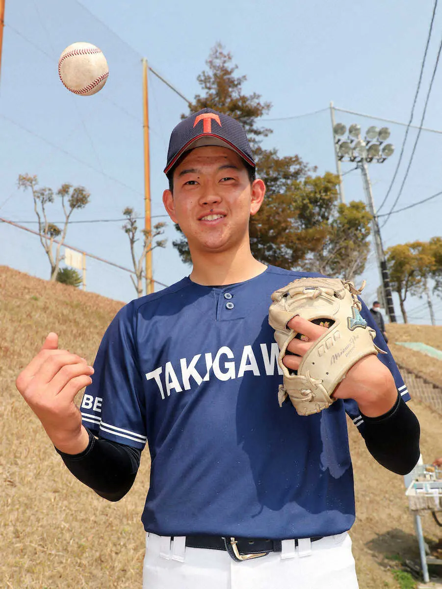【画像・写真】【スポニチ潜入（2）滝川二・坂井陽翔投手】ダル、大谷を参考にしたフォームで世界へ