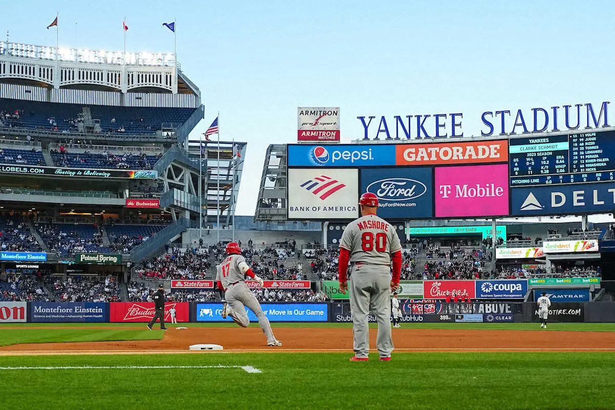 【画像・写真】エンゼルス・大谷　運命的すぎ！ルース1号と同じ4.18にNYで4号決勝弾＆今季初盗塁も