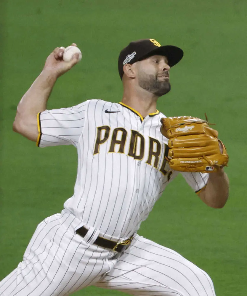 【画像・写真】パドレス　元日本ハムの「マルちゃん」マルティネスが今季初勝利　7回無失点で8連勝中のブレーブス止めた