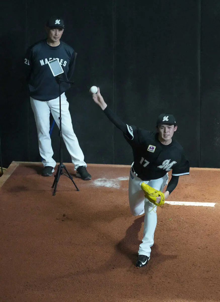 【画像・写真】ロッテ佐々木朗希、21日ソフトバンク戦に先発「いつも通り自分の投球を」