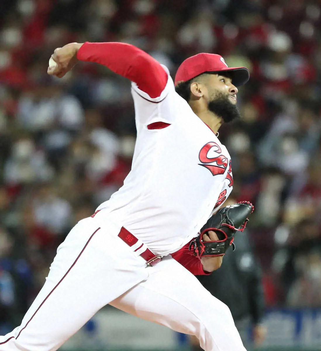 【画像・写真】広島　打線不発で零敗も投手陣が奮闘　来日初先発のコルニエルは8回途中1失点　今季初登板の矢崎も好救援