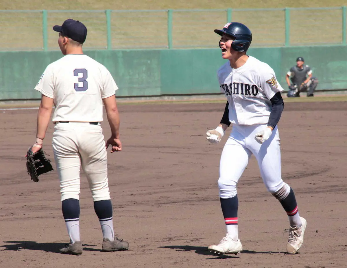 【画像・写真】社が“仕切り直しの一戦”で大逆転星　3点劣勢の8回に一挙12点「呼吸が合っている」