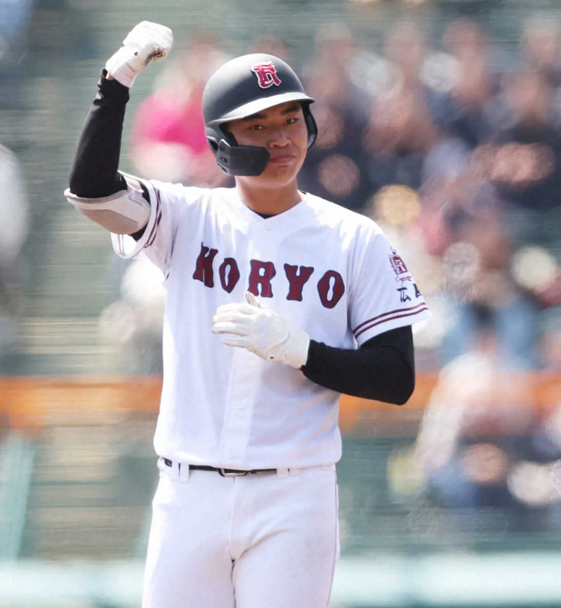 【画像・写真】「守護神ボンズ」降臨！広陵・真鍋が9回にサプライズ登板　3者連続Kで締めた