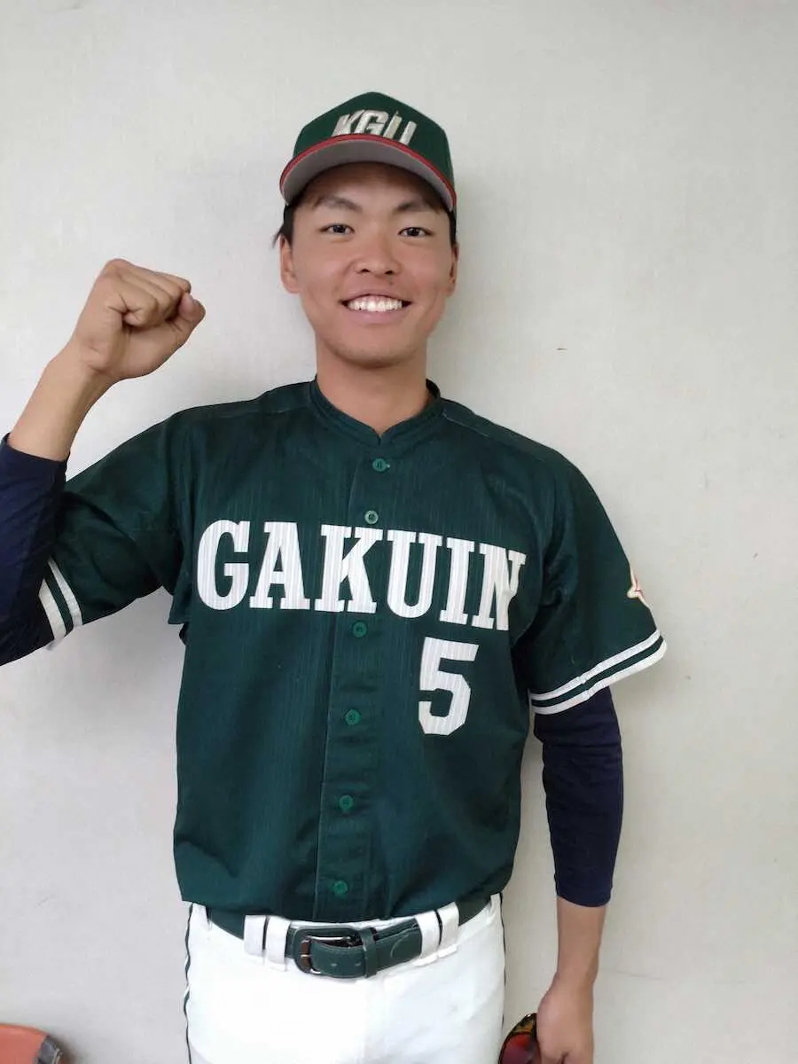 【画像・写真】【関西六大学野球】神院大が14安打14得点　5番・関が弾丸3ランで今春2号リーグトップタイに