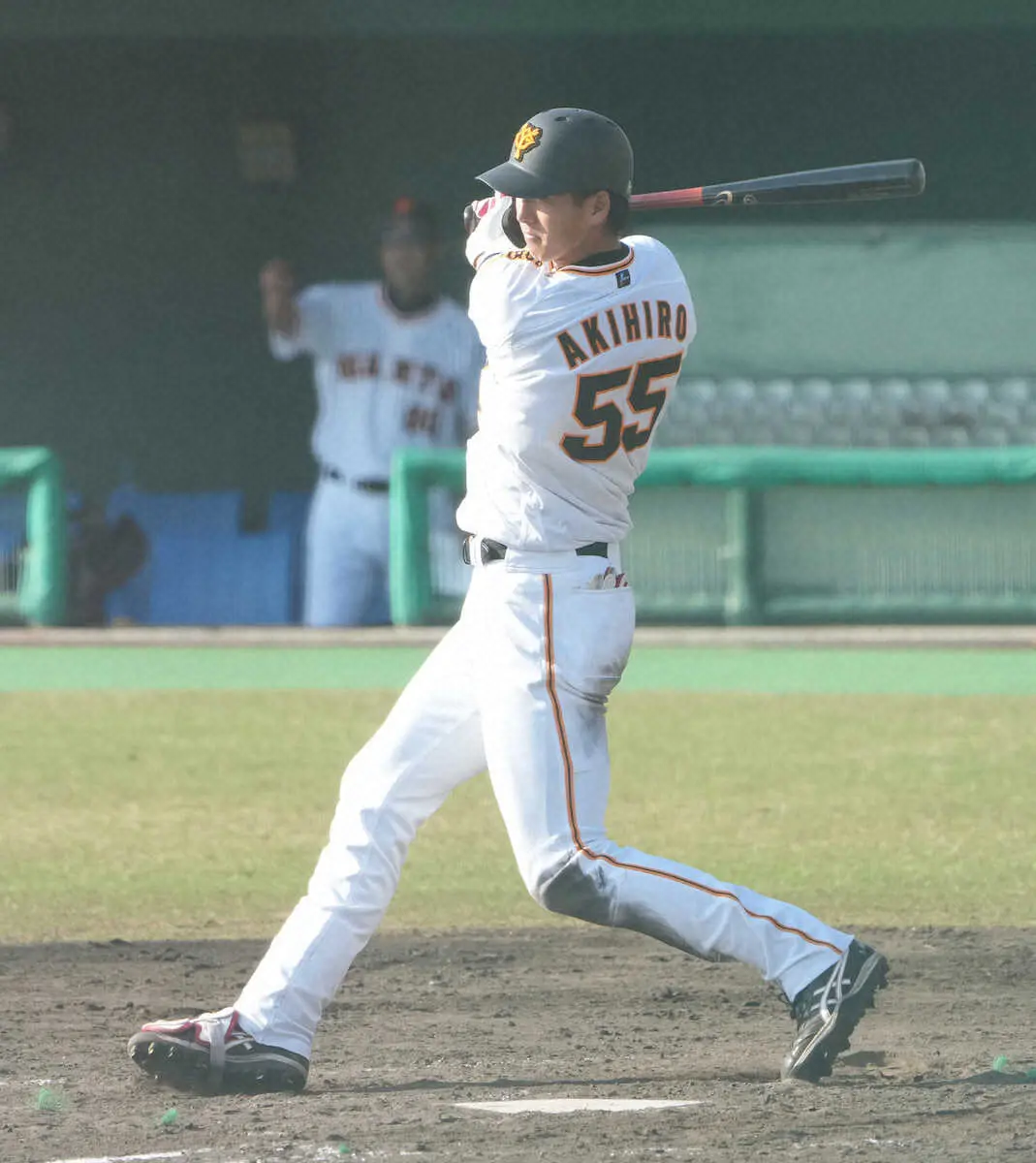 【画像・写真】巨人・秋広が「7番・左翼」でプロ初スタメン