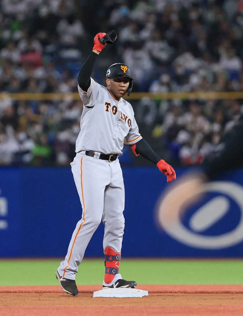 【画像・写真】巨人・オコエ瑠偉が規定打席に到達、打率.309でセ8位に初登場　現役ドラフトで今季加入