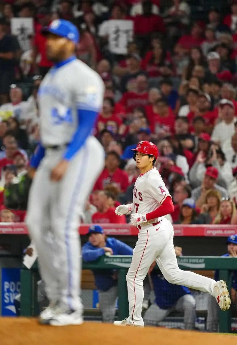 【画像・写真】大谷翔平　“メジャー最速男”と2年ぶり夢の対決　146キロ超速スライダーで遊飛