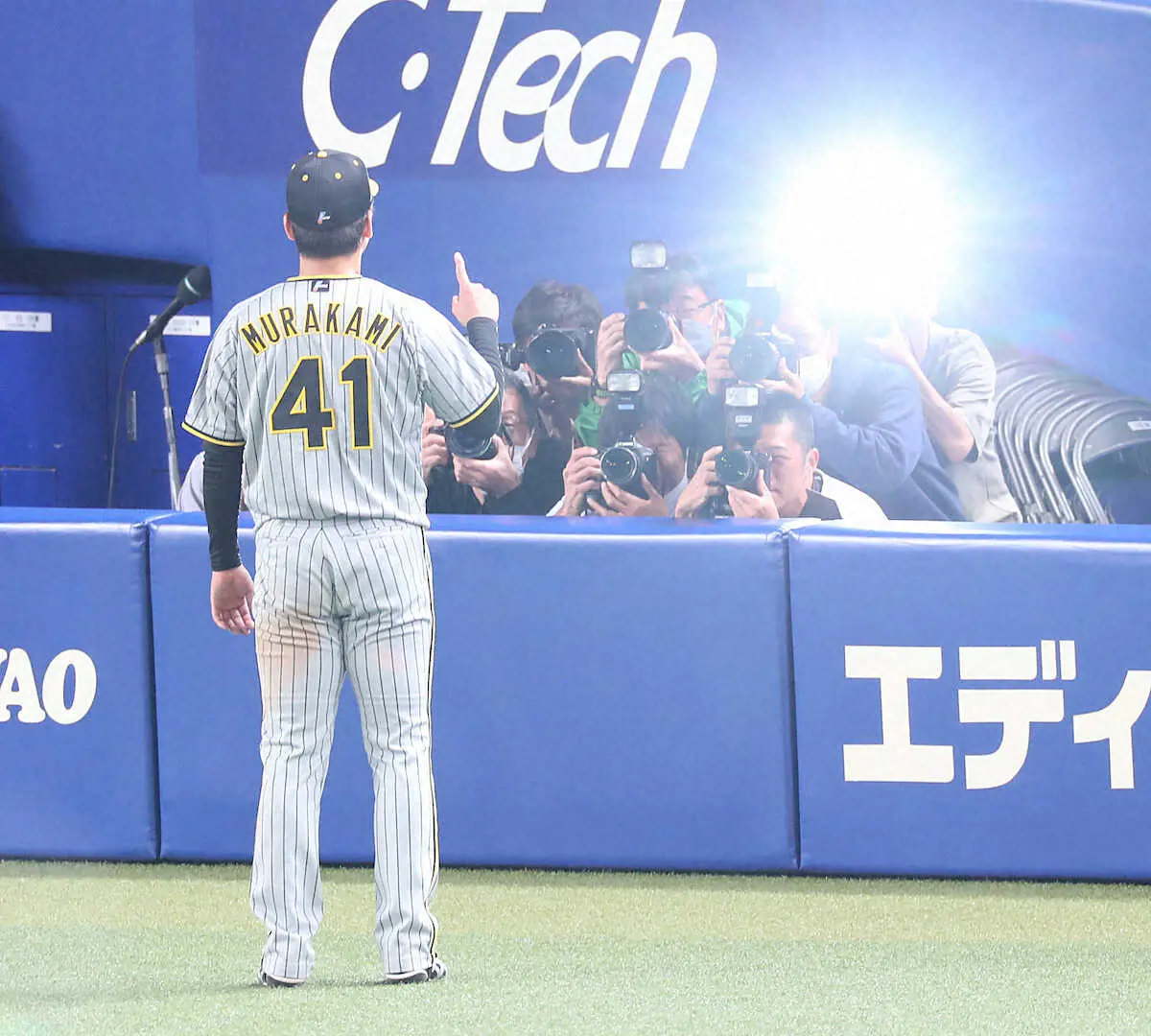 【画像・写真】虎の村「神」様はこんな人！　足は遅い？　好物は淡路島名産「大江のり」　少年時代に野球教室で注目の的