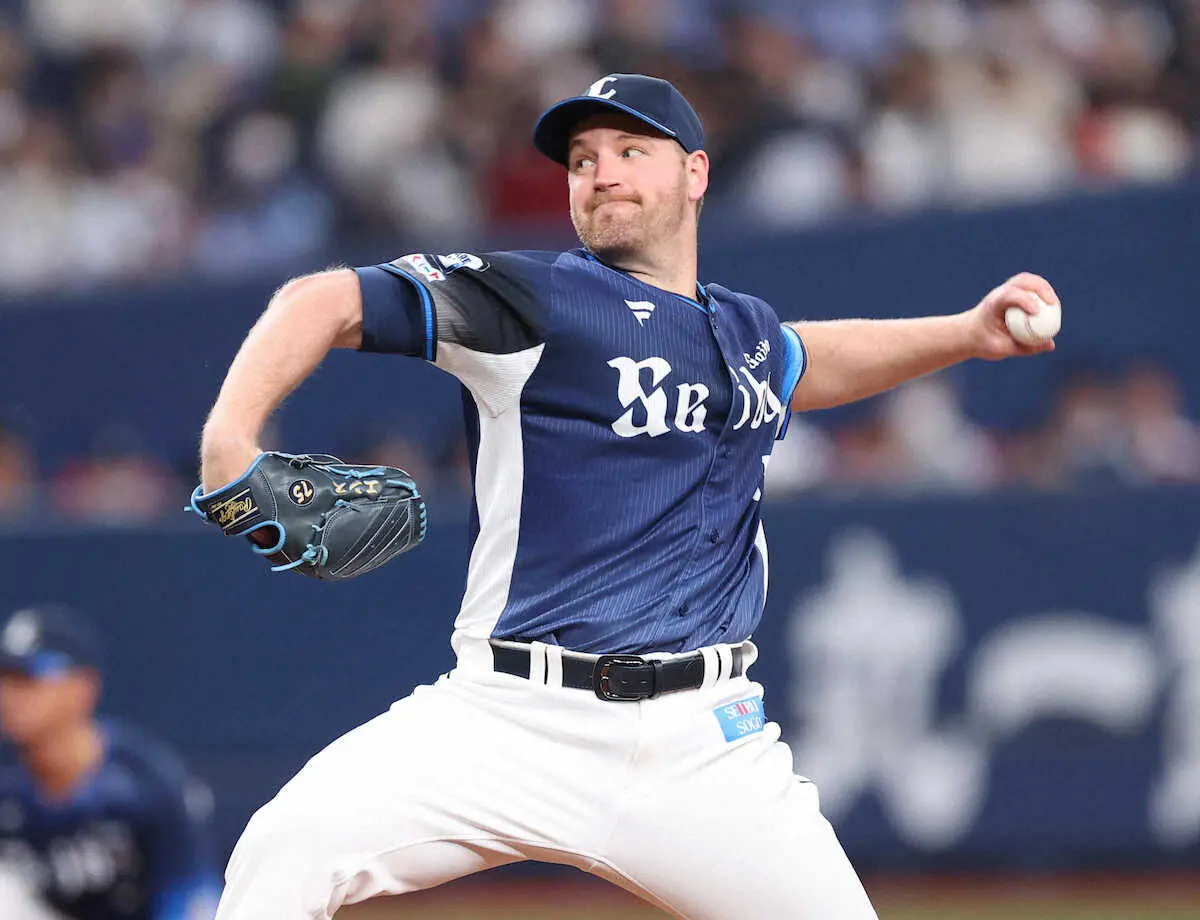 【画像・写真】西武　前回日本ハム戦で6回ノーノーで降板したエンス　5回まで1安打無失点も6回に4失点で無念の降板