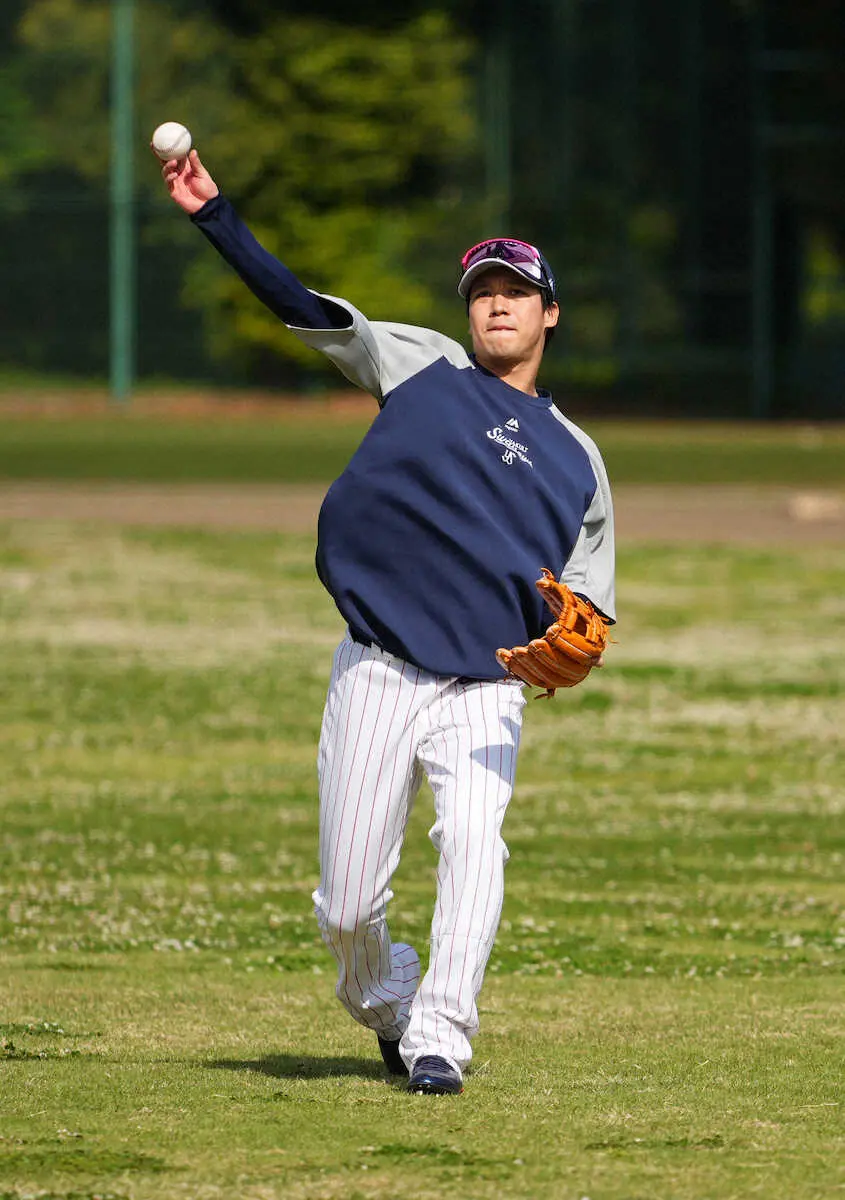 【画像・写真】1軍合流のヤクルト山田「しっかり万全にしてから登録」