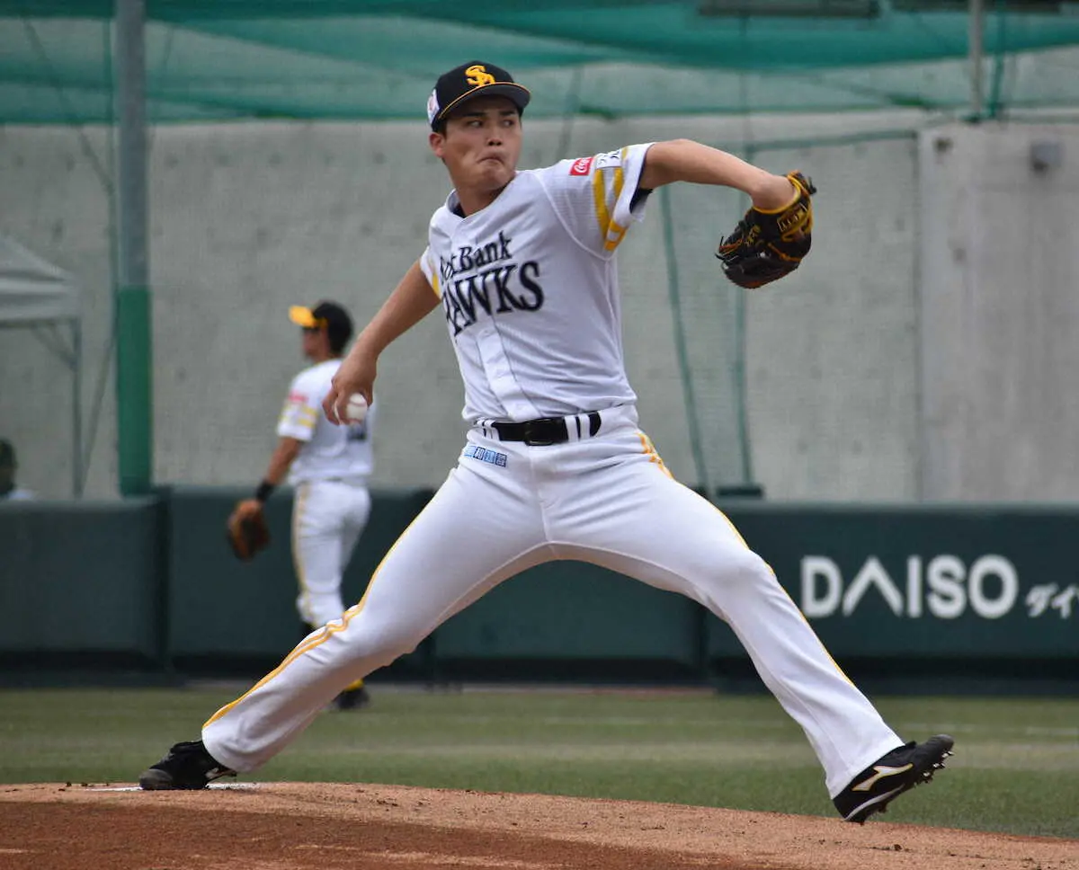 【画像・写真】ソフトB　高卒3年目右腕・田上　1軍初勝利＆2軍最多勝で小久保2軍監督に「恩返し」が目標