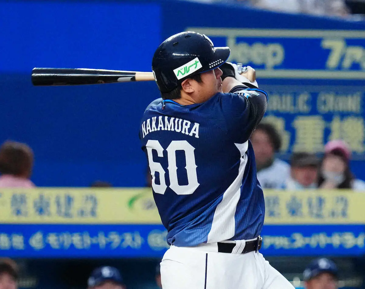 【画像・写真】西武・中村が史上初の“勲章”まであと4に迫る1996個目の三振　初回には完璧先制4号2ラン