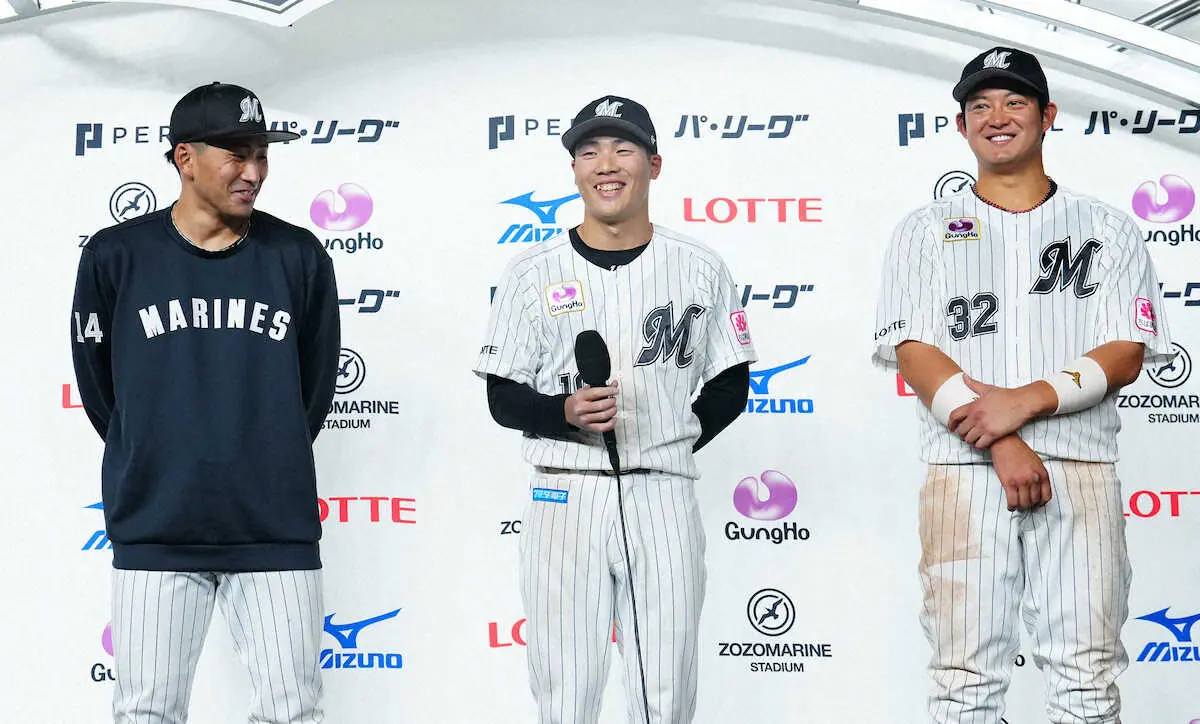 【画像・写真】ロッテ単独首位返り咲き　本拠地での月間10勝は98年9月以来、25年ぶりの快挙　小島は2勝目