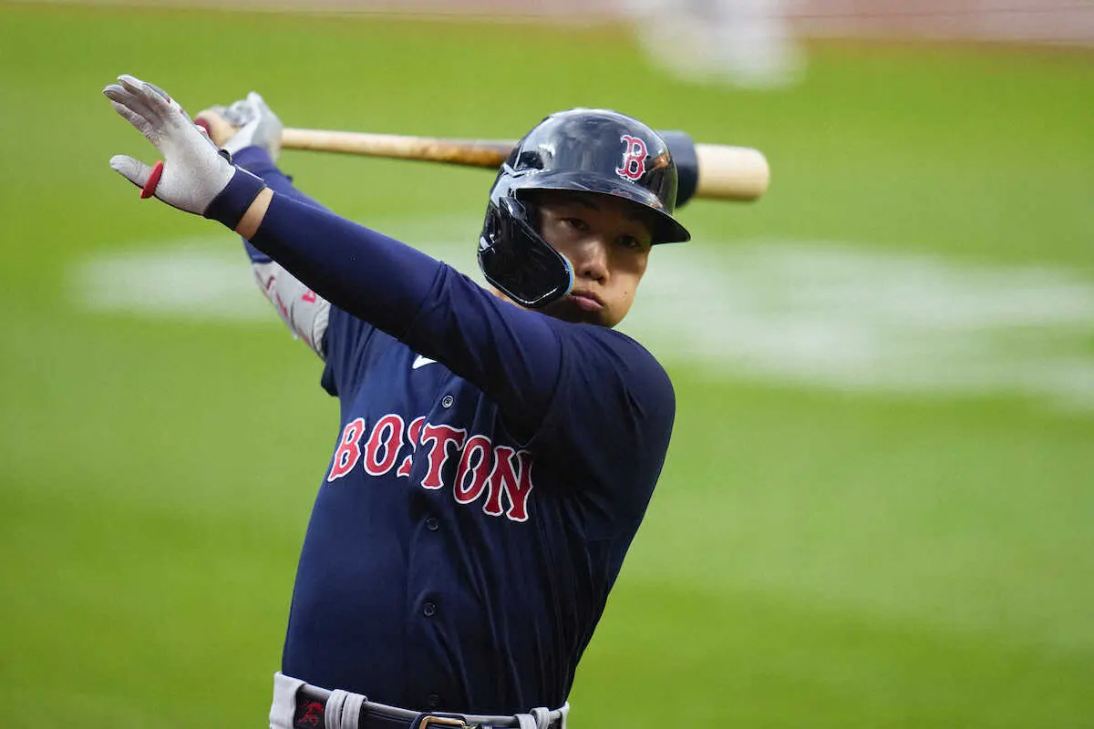 【画像・写真】Rソックス・吉田正尚　第1打席で今季4号　7戦連続安打