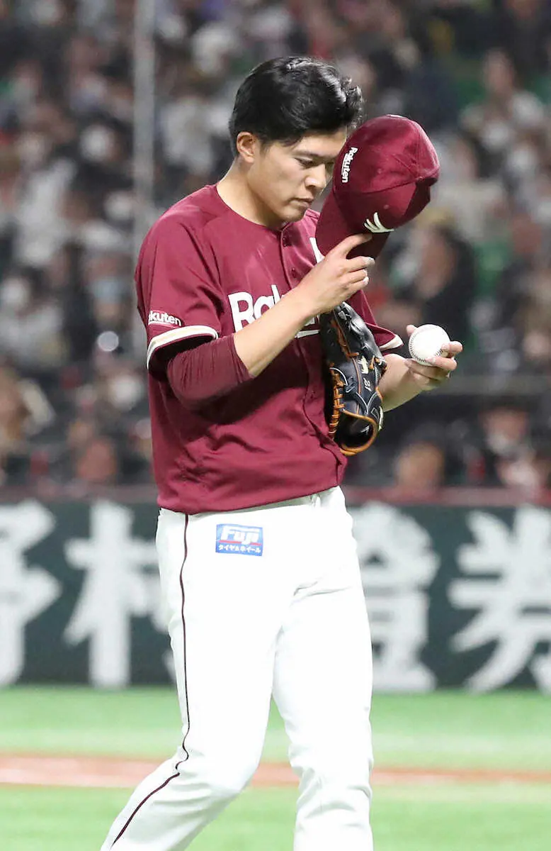 【画像・写真】楽天・早川　早大先輩・和田に雪辱ならず…6回1/3を4失点「和田さんのような投手に」