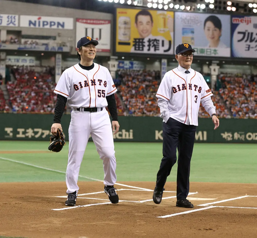 松井秀喜氏が5月3日ヤクルト戦で始球式 プロ初本塁打から30年 東京D