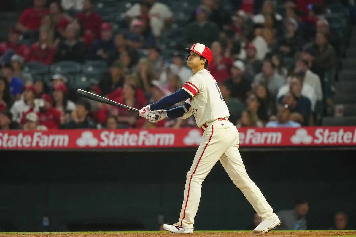 【画像・写真】エンゼルス・大谷　藤浪撃ちからの6号　鉄人！大量リードで指揮官から交代提案も「大丈夫」