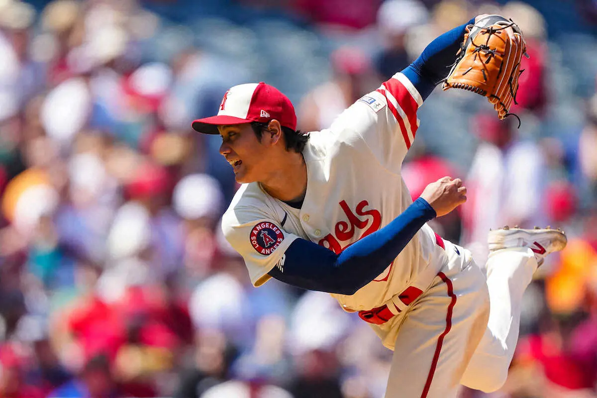 【画像・写真】大谷劇場で無傷の開幕4連勝！3回完全、4回に乱調5失点も5回以降再び快投　サイクル逃すも今季初3安打