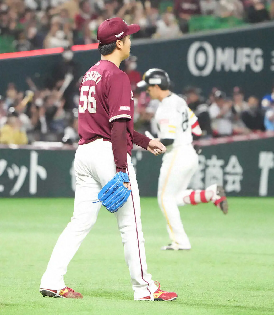 【画像・写真】楽天　2番手・鈴木翔が誤算…連敗で借金6　石井監督「出したのはこっちの責任だけど…」