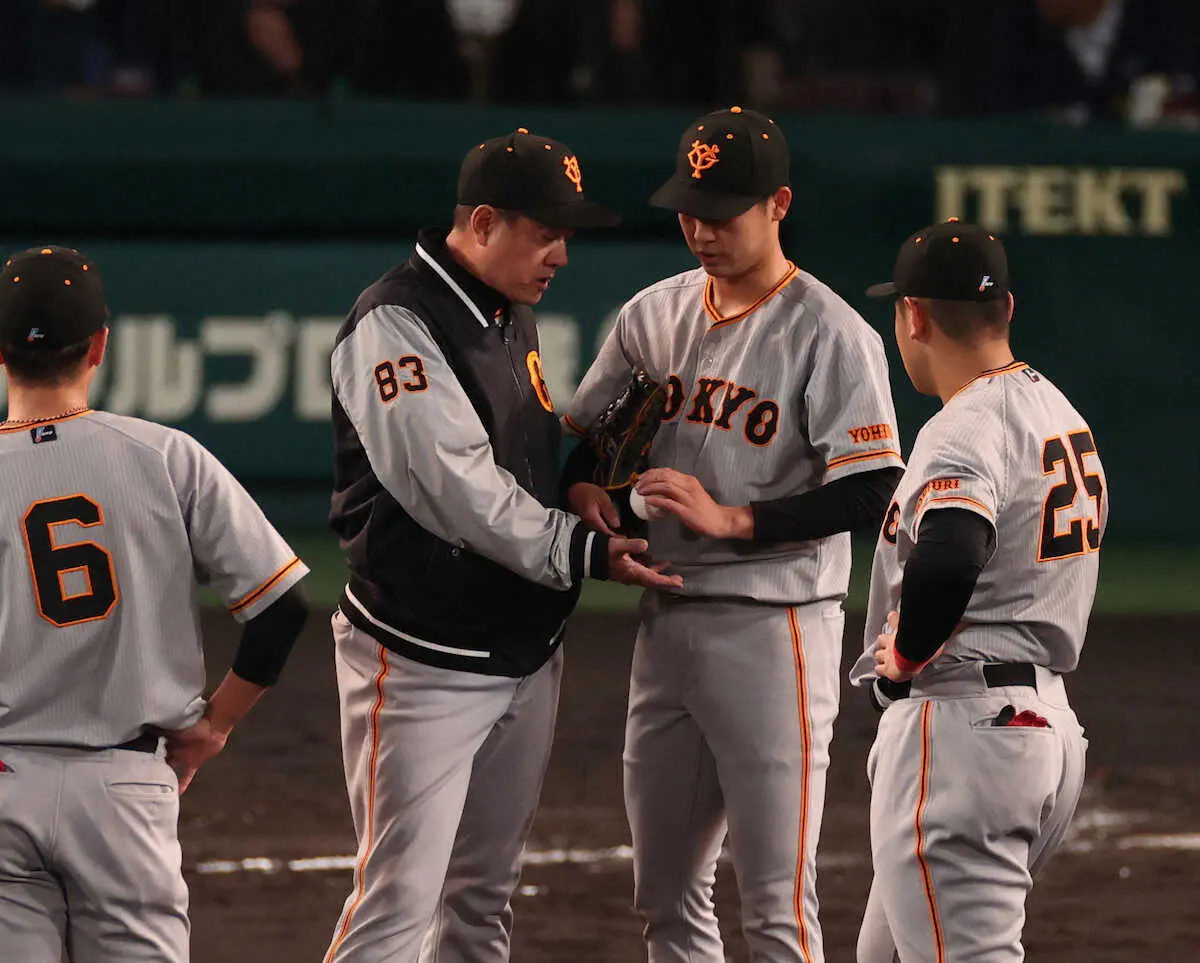 【画像・写真】巨人「伝統の一戦」で屈辱の15失点…原監督「もう少し、大きな汗をかきながら投げ抜くのが大事」
