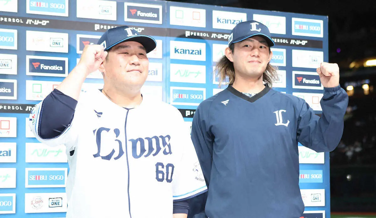 【画像・写真】西武・おかわり　40歳シーズン40発期待され「……頑張ります」　門田超えへ「5本しか打ってないんで」