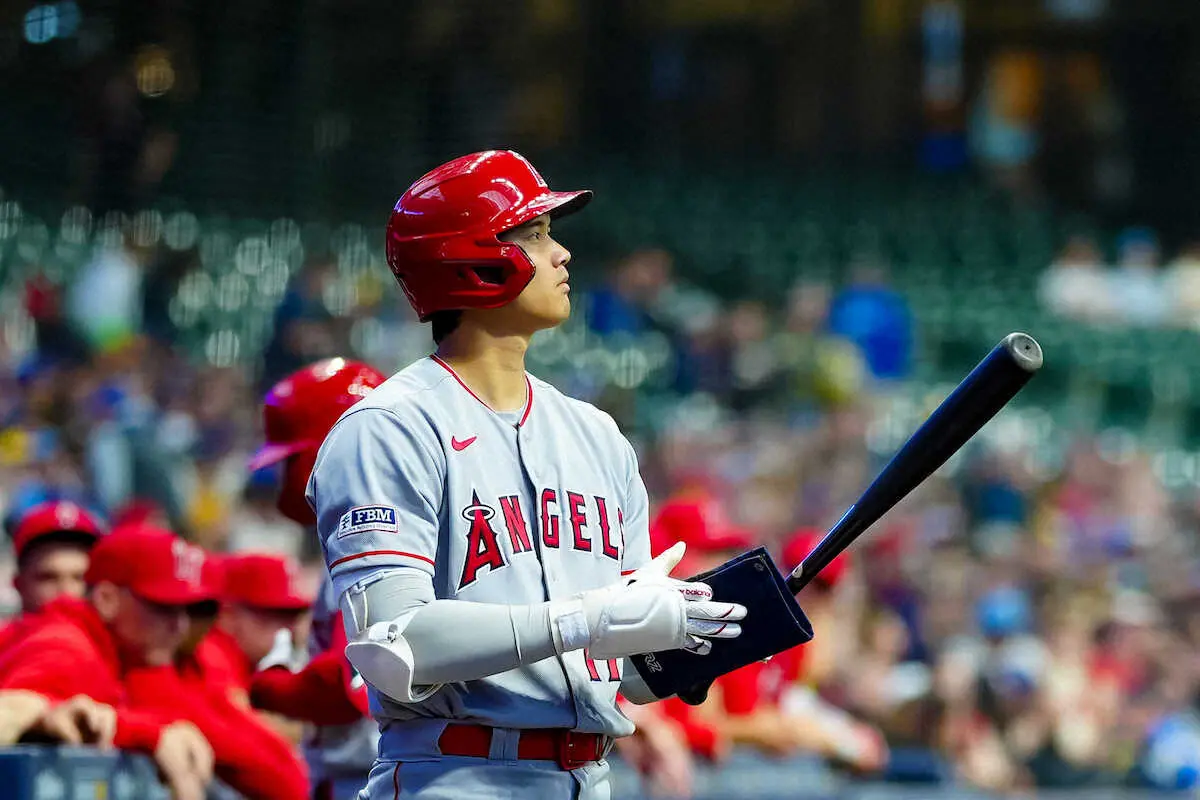 【画像・写真】大谷翔平「3番・DH」で出場　サイ・ヤング賞右腕バーンズと初対戦