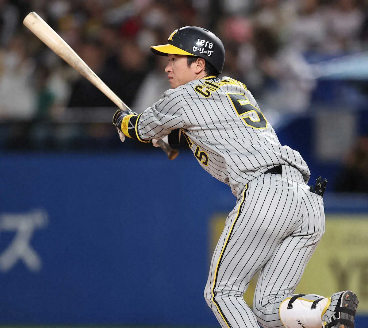 【画像・写真】阪神・近本　“淡路島の絆”で2適時打　今季村上登板日は打率・526「左中間はイメージしていた」