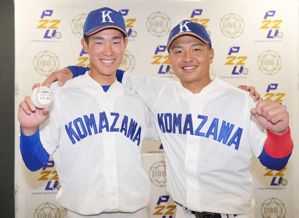【画像・写真】駒大1年生右腕・仲井がうれしいリーグ戦初白星。