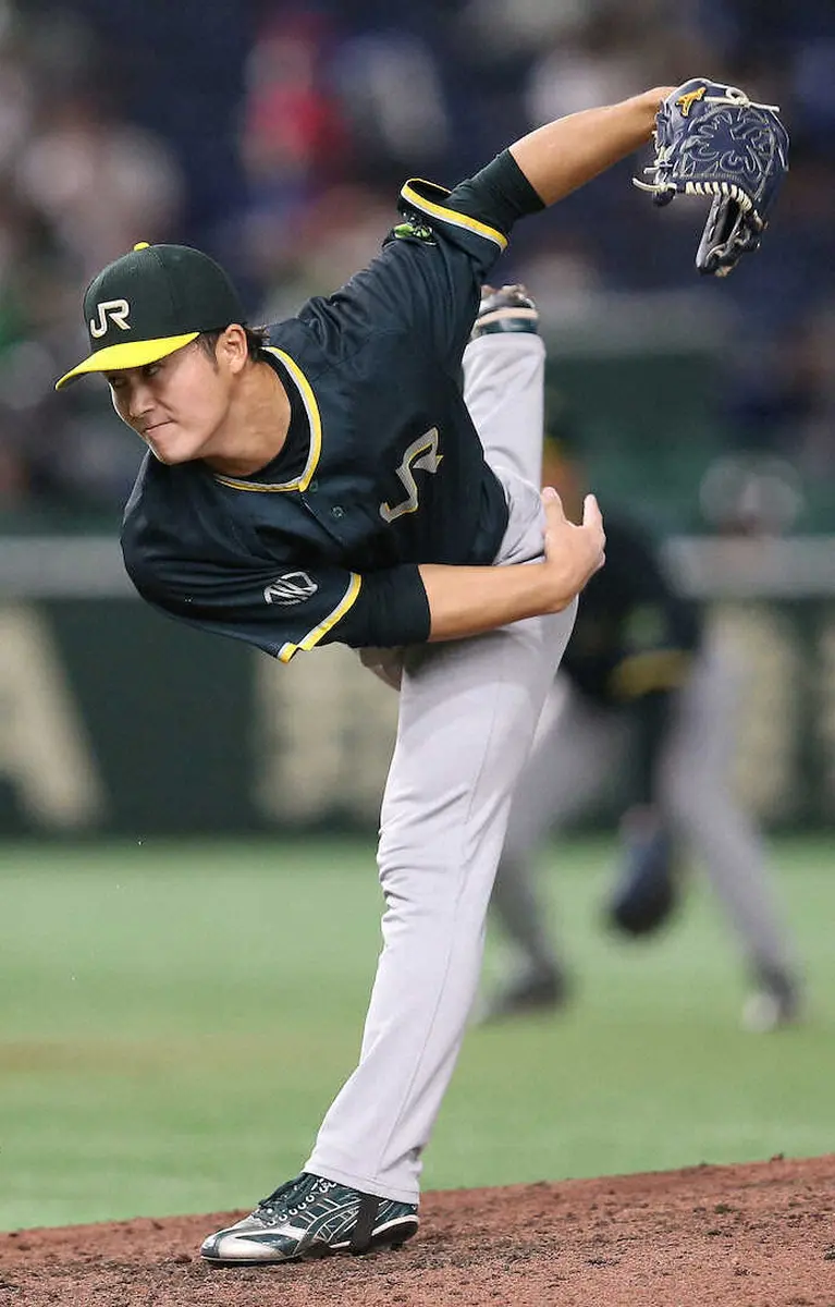 【画像・写真】【スポニチスカウト部(13)】日本製紙石巻・秋田　最速152キロ右腕は硬軟自在の投球術